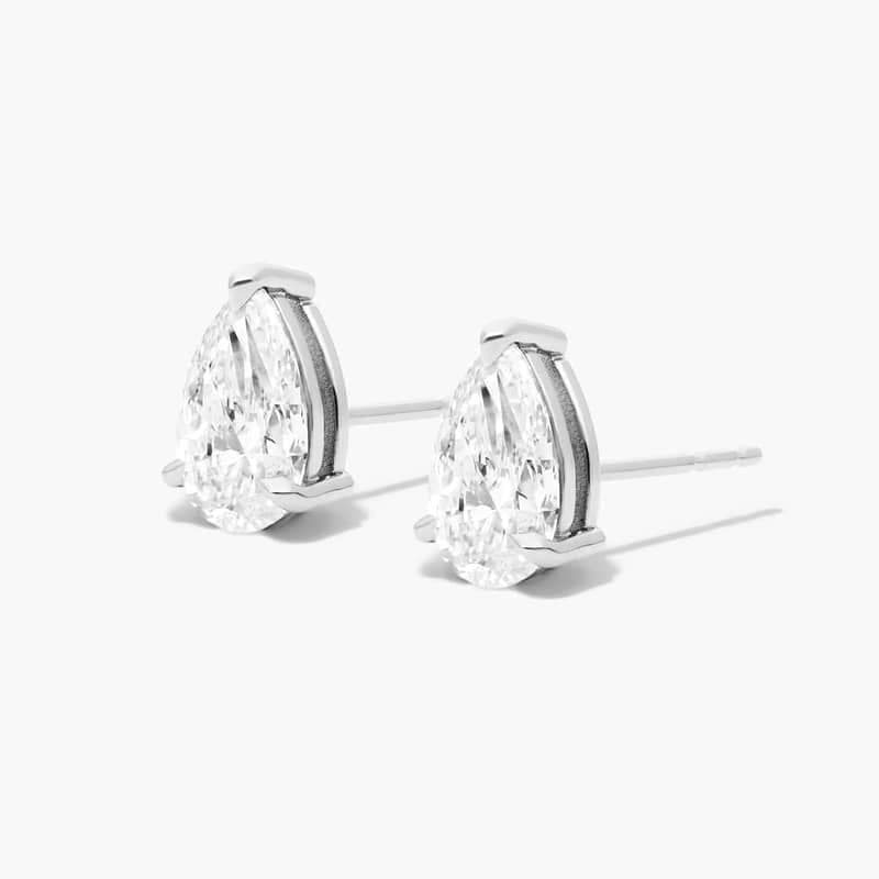 Pear Shape Lab Grown Diamond Earrings
